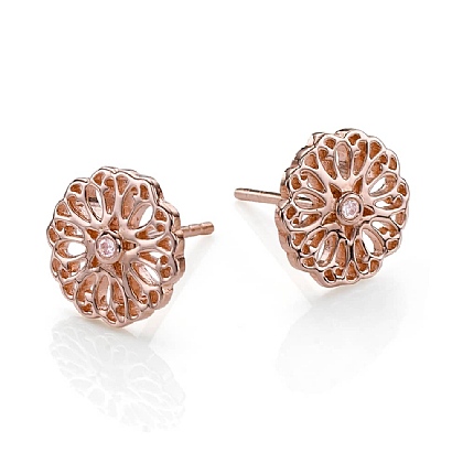 Gossamer Glow Stud Earrings