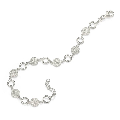 Centred With Silver Bracelet