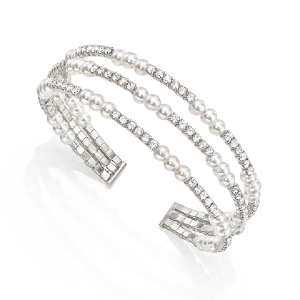 Sparkling Sophisticate Cuff Bangle