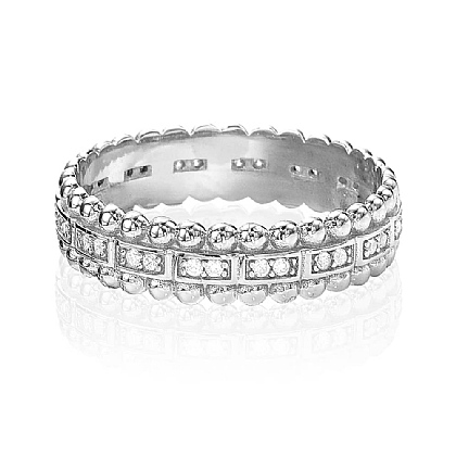 Circled In Light Silver Ring
