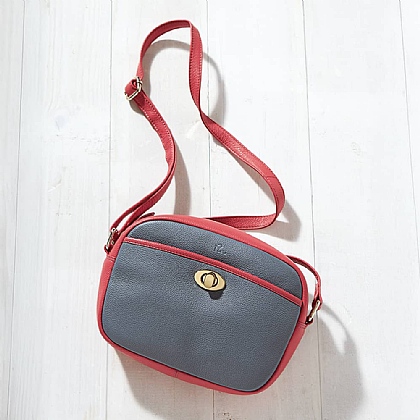 Denim Duet Leather Cross-Body Bag