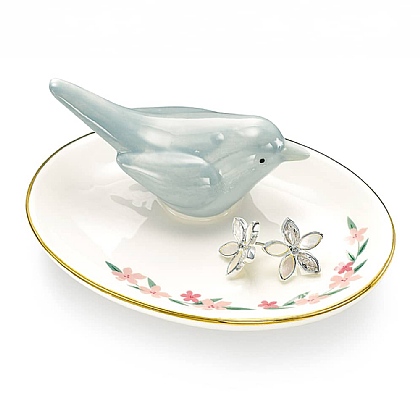 Bonny Bluebird Trinket Dish