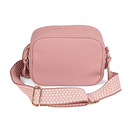 Beyond Blush Faux Leather Cross-Body Bag