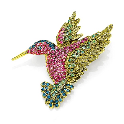 Wings of Whimsy Crystal Brooch