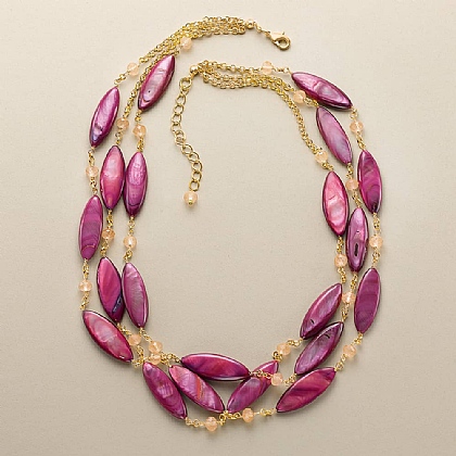 Call it Elegance Fuchsia Necklace