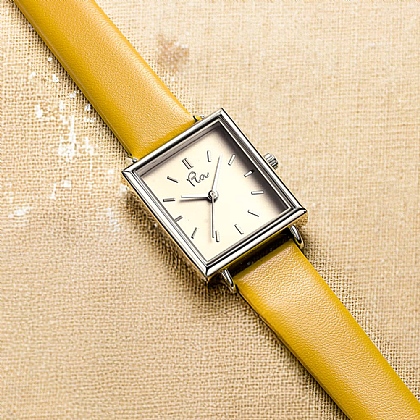 Time &amp; Again Yellow Watch