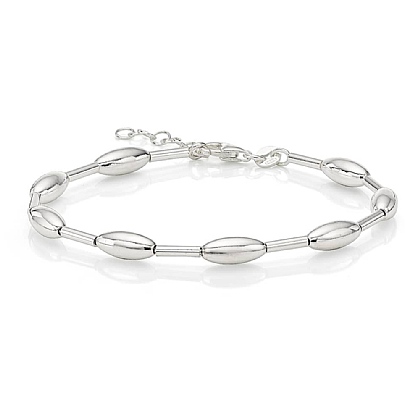 All Lined Up Silver Bracelet
