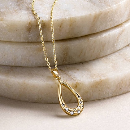 Gilded Aura Pendant