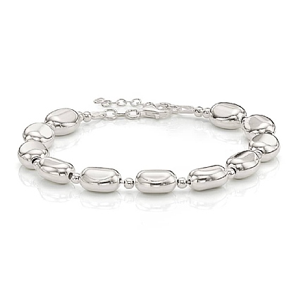 Molten Moments Silver Bracelet