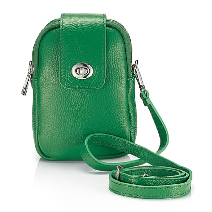Life's a Journey Green Cross-Body Bag