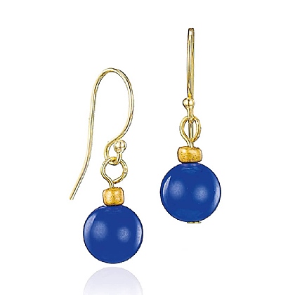 In a Blaze of Blue Gemstone Earrings