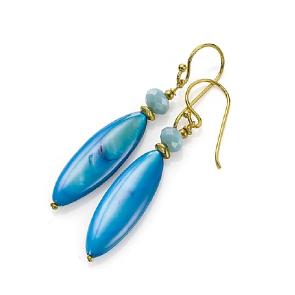 Call it Elegance Blue Earrings