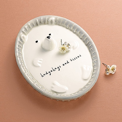 Hedgehog Hugs Trinket Dish