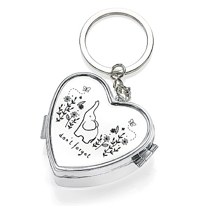 Never Forget Pill Box Keyring