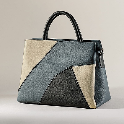 Azure Angles Leather Bag