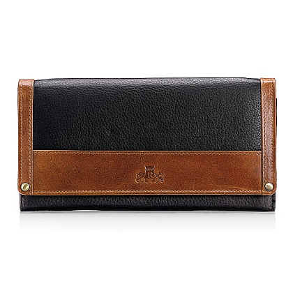 Better in Black Leather Purse