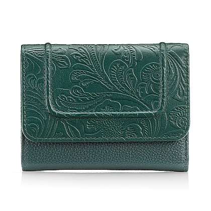Flowering Fortune Leather Purse