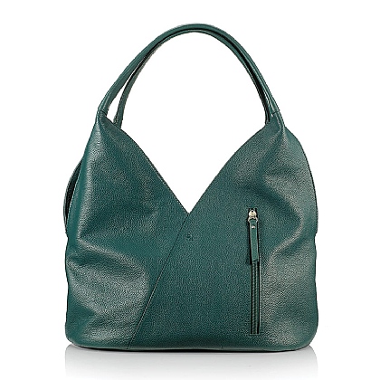 Held in Harmony Leather Shoulder Bag