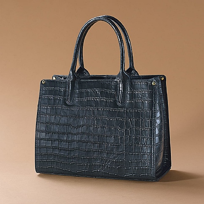 Outlined in Elegance Leather Bag