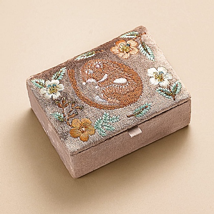Sweet Meadows Velvet Jewellery Box