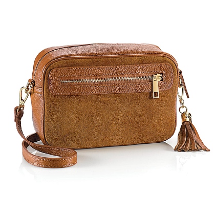 Double Act Tan Cross-Body Bag