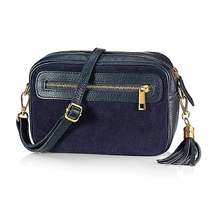 Double Act Navy Cross-Body Bag