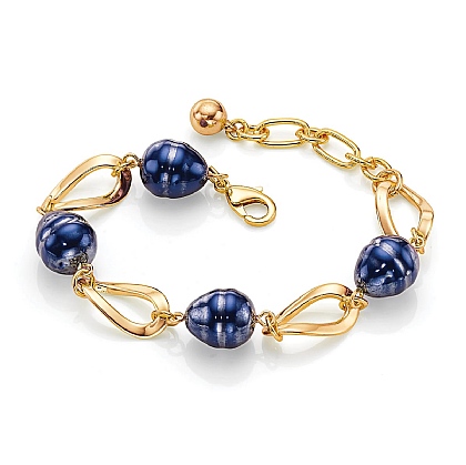 Swept Away Navy Bracelet