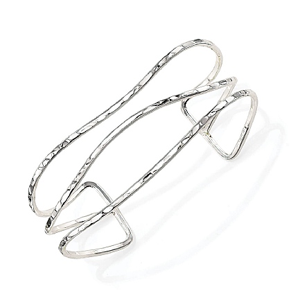 Polished Pathways Cuff Bangle