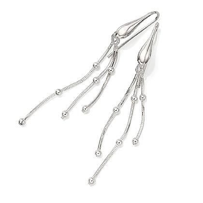 Perfectly Punctuated Silver Earrings
