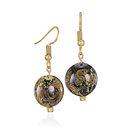 Midnight Muse Murano Earrings