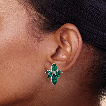 9ct Gold Filigree Flower Stud Earrings Pia Jewellery