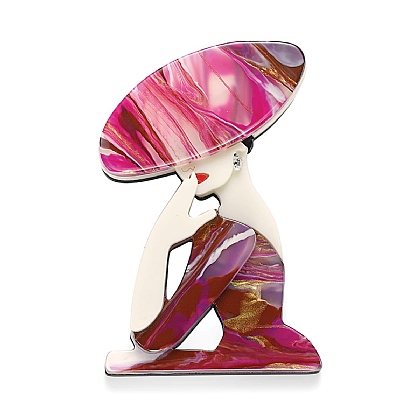 Sophisticated Silhouette Brooch