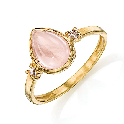 Love Light Rose Quartz Ring