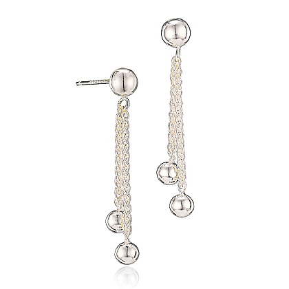 Up Tempo Silver Earrings